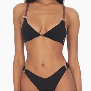 WeWoreWhat Strappy o-ring bikini top